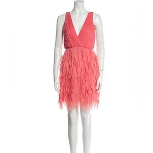 Alice + Olivia Silk Knee-Length Dress Small